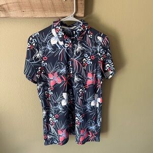 Women’s Flowered Golf Polo